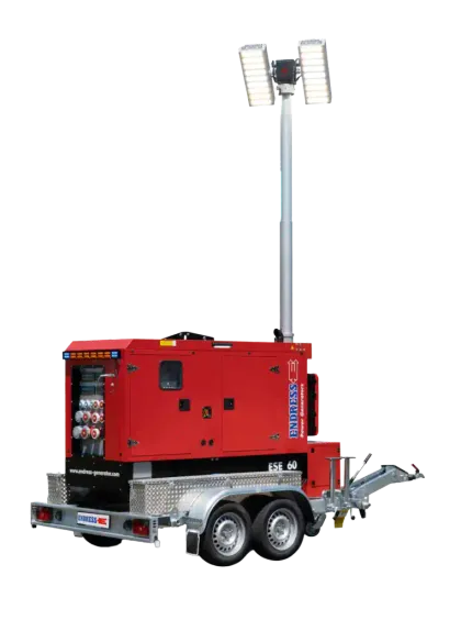 Endress mobiler Lichtmast mit Stromerzeuger