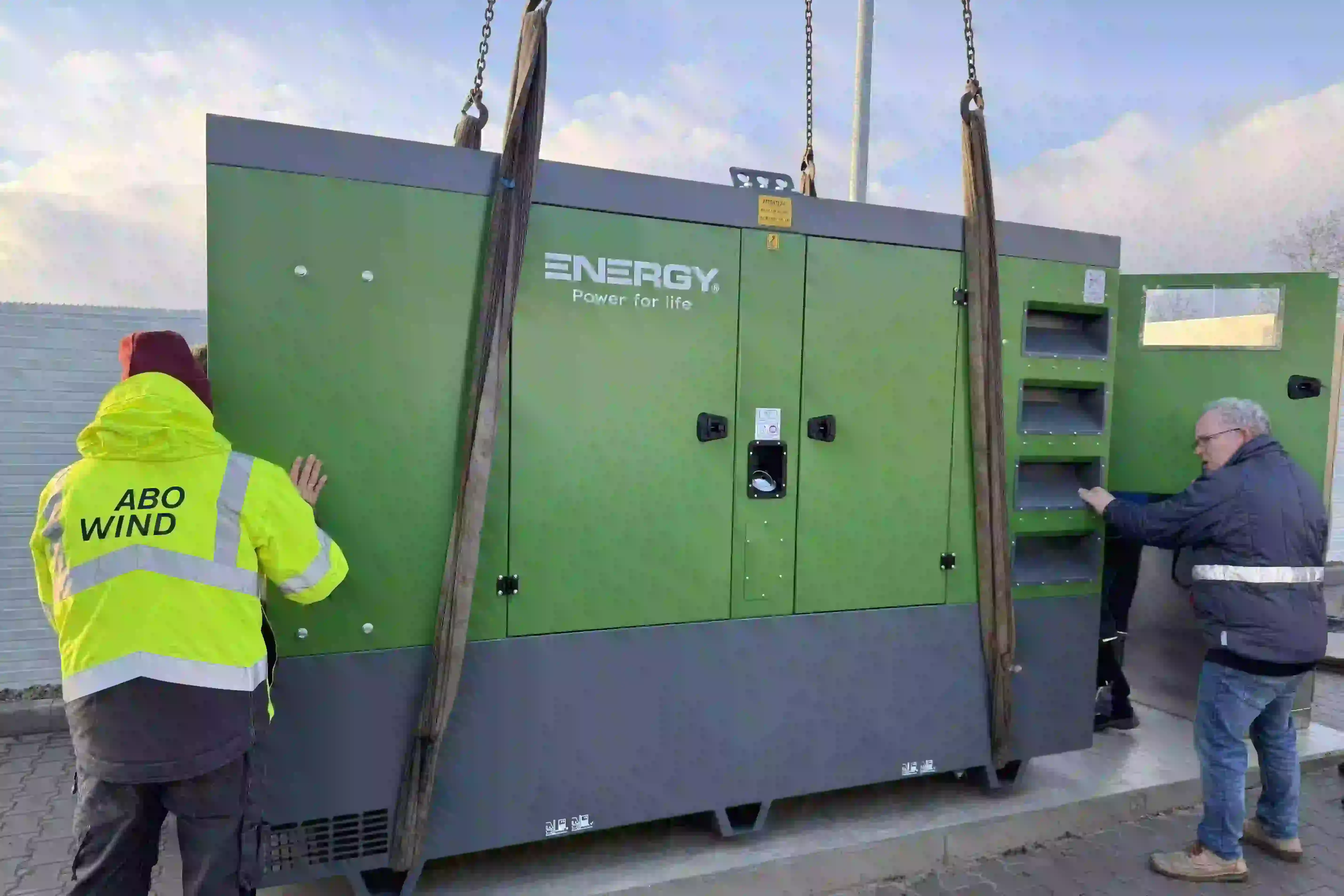 ABO Energy — 200-kVA-Notstromanlage