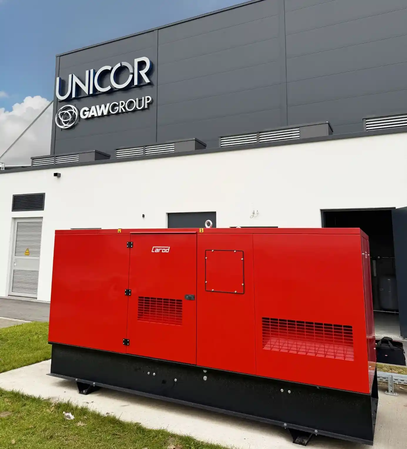Ausfallsicherheit für den Weltmarktführer: KSP liefert 200 kVA Aggregat nach Haßfurt